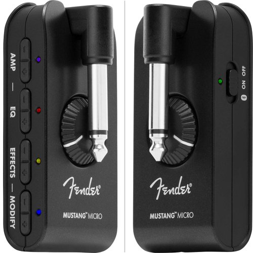 Fender Mustang Micro Personal Guitar Amplifier Bundle with Picks and Austin Bazaar Instructional DVD