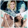 Mini Mirror with Lights,1X/10X Magnification LED Compact Mirror with Nternal BIattery,Mint Green Travel Mirror for Purse, Pocket,Travel and Present