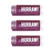 Hurraw! Raspberry Tinted Lip Balm, 3 Pack: (Sheer Berry Tint) Organic, Certified Vegan, Cruelty and Gluten Free. Non-GMO, 100% Natural Ingredients. Bee, Shea, Soy and Palm Free. Made in USA