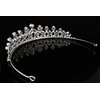 Bridal Floral Rhinestone Crystal Pearl Prom Wedding Tiara Crown T906
