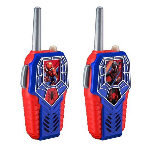 eKids Spiderman Toy Walkie Talkies for Kids, Light-Up Indoor and Outdoor Toys for Kids and Fans of Spiderman Toys