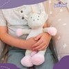 WILD BABY Unicorn Stuffed Animals, Warmie for Kids, 12 Inch, Microwavable, Heatable Clay Beads, Squishmallow Plush Pal with Dried Lavender Aromatherapy, Soft & Cuddly
