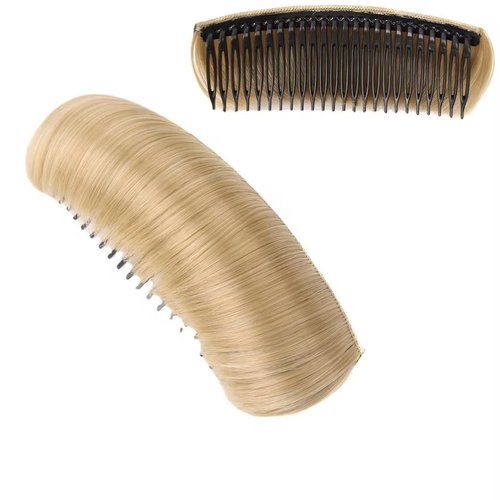 Gold Invisible Fluffy Hair Pad, Hair Bun Invisible False Hair Clip, Princess Styling Increased Hair Pad, Lightweight Comfortable Thickening Hairpin Hair Pad For Women Daily Use Hair Accessories