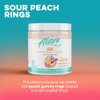 Alani Nu BCAA Sour Peach Ring | Branch Chain Essential Amino Acids | 2:1:1 Formula | Supplement Powder | Muscle Recovery Vitamins for Post-Workout | 30 Servings