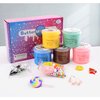 Christmas Butter Slime Kit 5 Pack, Scented Candy Slime Party Favors for Girls and Boys, DIY Putty Toys for Kids, Soft Stretchy & Non-Sticky, Cute Stuff, Basket Stuffers