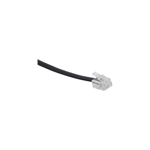 Power Gear Telephone Line Cord, 15 Feet, Phone Cord, Modular Jack Ends, Works for Phone, Modem or Fax Machine, for Use in Home or Office, Black, 76579