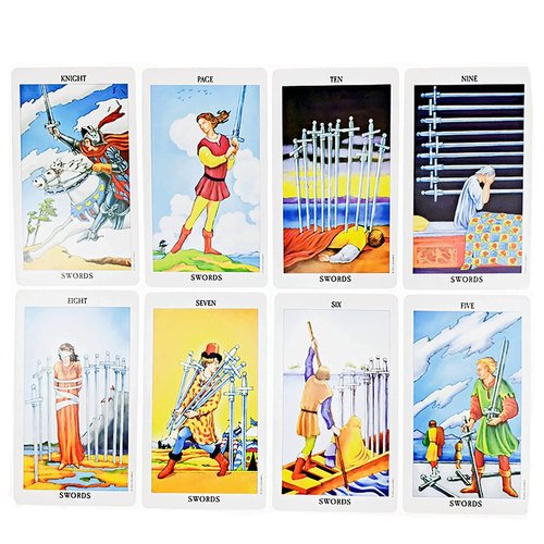 IXIGER Tarot Cards,Original Tarot Cards,Tarot Cards with Guide Book,Tarot Cards and Book Sets,Tarot Cards Decks 78 Pcs-Set 4.71" x 2.75"