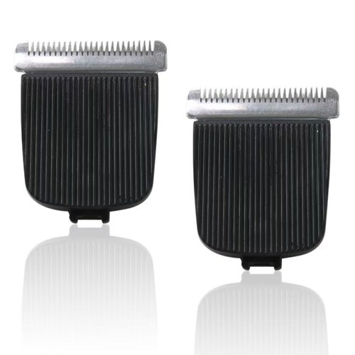 2pcs Replacement Blades for Manscaped, Snap-in Replacement Black Hair Trimmer Blade Razor Blades for Lawn Mower 4.0 3.0 2.0