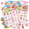 Shappy 35 Pieces Christmas Candy Bingo Games 24 Players Candyland Party Favors Xmas Candy Land Ice Cream Donut Lollipop Bingo Cards for Sweet Birthday Holiday Party Games Gifts Supplies