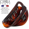 Camila Paris CP1561 French Hair Clip for Women Thick Hair for Long Curly Wavy Hair, Girls Hair Claw Clips Jaw, Durable Styling Big Claw Clip for Thick Hair, Strong Hold No Slip Grip, Made in France