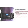 LAMBOX Gait Belt-Transfer Belt with 7 Nylon Padded Handles, Medical Nursing Safety Gait Assist Device for Elderly, Seniors, Therapy (7 Soft Black Handles 60",Plastic Release Buckle)