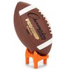 Champion Sports Double Rubber Construction Football Sidewinder Kicking Tee - Extra Elevation - High Visibility Orange - 2"