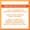 Cantu Protective Styles by Angela Hair Bath & Cleanser with Apple Cider Vinegar & Aloe, 10 Ounce