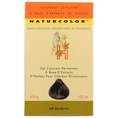 naturcolor Haircolor Hair Dye - Burdock, 4 Fl Oz (4N)