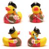 Yarto Famous & Historical Rubber Duck Bath Toys | Educational | Child Safe | Tested for Ages 0+ | Collectable | Party Favors | Cake Toppers (Bucanner)