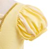 Dressy Daisy Toddler Girls Cotton Princess Dress Up Clothes for Halloween Birthday Party Everyday Outfit Size 3T to 4T, Yellow