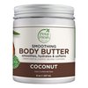 Petal Fresh Pure Smoothing Coconut Body Butter, Organic Argan Oil, Shea Butter, Intense Hydration, For All Skin Types, Natural Ingredients, Vegan and Cruelty Free, 8 oz