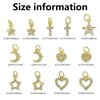 WOKOTO 26pcs Mix Design Dangle Nail Charms for Nail Art 3D Jewelry Flat Back Heart Star Cross Moon Nail Art Charms Rhinestones Nail 3D Cross Heart Star Charms for Nails Diamond Cross Nail Jewels