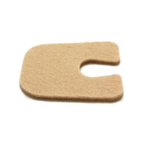 Dr. Jill's Foot Pads, YJ2258, Latex Free U-Shaped Callus Pads 1/8” Felt-100 Pack