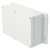 BestTong ABS Plastic Junction Box Dust-proof Waterproof IP65 Indoor Outdoor Electrical Enclosure Box Universal Project Enclosure with Fixed Ear Grey 230mmx150mmx85mm 9 x 5.9 x 3.3 Inches