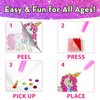 BRYTE Gem Art Diamond Painting Kits for Kids - Unicorn and Mermaid Craft Kit with Storage Case, Jewelry, Keychains, Stickers and More - Arts and Crafts - Perfect Toys and Gifts for All Ages