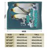 Penguins Blanket Just A Girl Who Loves Penguins Throw Blanket Penguin Stuff Decor Merch Cozy Flannel Soft Warm Plush Lightweight Bedding Penguin Gifts for Girls Woman Sofa Bedding Couch 50"X40"