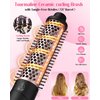 ANIEKIN 5 in 1 Curling Iron Set Includes a Curling Brush and 4 Interchangeable Ceramic Wands (0.39”-1.25”), Instant Heat, Dual Voltage Hair Curler, Great Gift for Girls and Mother