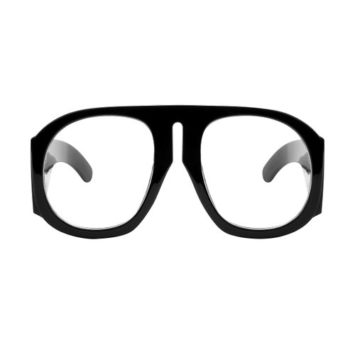 FEISEDY Oversized Blue Light Blocking Glasses Women Men Big Plastic Aviator Frame Eyewear Clear Lens Computer Glasses B2371