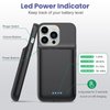 Yacikos Battery Case for iPhone 13/13Pro/14,7500mah Ultra-Slim Protective Charging Case, Portable Rechargeable Expandable Battery Charger Cover Compatible with iPhone 13/13Pro/14 (6.1 Inch)-Black
