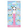 iscream Rainbow Panda Wand Applicator Lip Gloss, Strawberry Scent
