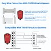 TOPENS TRF3 Safety Reflection Photocell Retro-Reflective Photoelectric Beam Sensor for Automatic Swing Sliding Gate Openers Garage Door Openers Access Control Security Alarm Systems Outdoor Use