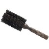 Ibiza Hair Professional Boar Hair Round Brush (H4, 65mm) Hybrid Uniform Boar/Nylon Bristles & Hardwood Handle, Create Beachy Waves & Curls, For Course or Frizzy Hair, Add Texture & Shine
