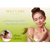 Jade Roller for Face - Real Jade Stone Massager Tool for Lymphatic Drainage - Facial Massage Tool for Skin Beauty