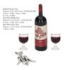 VBESTLIFE Dollhouse Miniature Wine Bottles,Doll House Red Wine Set 1/12 Simulation Red Wine Bottles Red Wine Glass Bottle Opener Mini Doll House Decoration