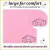 Sinmoe 20 Pcs Microfiber Cleaning Cloth Cute Kitty Cat Design Microfiber Cloth Gift Soft Multicolor Glasses Cleaner Cloth for Eyeglasses Camera Lens Cell Phone Screens Glasses, 6 x 6 Inches (Cat)