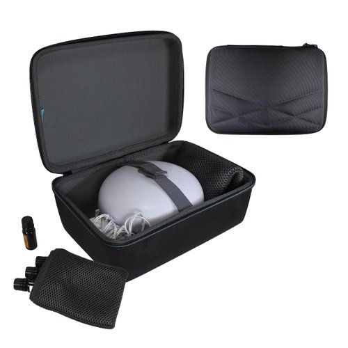 TUDIA Travel EVA Hard Empty Carrying Case for Essential Oil Diffuser, [Case ONLY, Device NOT Included] Water Resistant Easy Storage Bag Drop Protection for Essential Oil Diffuser and Bottles