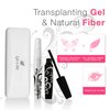 400x Silk Fiber Lash Mascara - Best for Thickening & Lengthening Eyelashes - Premium Quality, Last All Day, Waterproof, Smudge proof, Hypoallergenic - Includes Carry Case