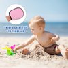 NQEUEPN 2pcs Sand Wipe Off Mitts, Beach Sand Cleaner Tool Breathable Sand Remover Mitt Wipe Sand Gloves Cleans Children's Skin for Beach Volleyball Water Activities Ocean Recreation
