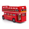 London Double Decker Bus Open Top, Red - Motormax 76008 - 4.75" Diecast Model Toy Car