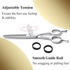 Hair Cutting Scissors Professional Sharp Barber Shears Salon Thinning/Texturizing Scissors 6 Inch Hairdressing Scissors for Women Men Japanese Stainless Steel with Fine Adjustment Screw
