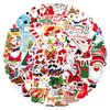50Pcs Christmas Decorations Stickers for Christmas Holiday Stickers for Kids Adults Gifts Water Bottle Laptop Cup DIY Art Xmas Party Decoration Waterproof Vinyl Cute Santa Snowman Reindeer Sticker