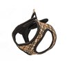 RC Pet Products Cirque Soft Walking Step-in Dog Harness, Small, Tan Tartan