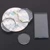 GSHLLO 2 Pcs Nail Art Glass Board Gel Polish Color Dish DIY Makeup Mixing Palette Drawing Painting Color Palette Eyelash Extension Adhesive Glue Pallet