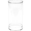 Plymor Plastic Action Figure Tube, 3" Wide by 5.5" Tall, with Clear Acrylic Base, Pack of 2