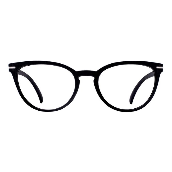 OCCI CHIARI Fashion Black Women's Reading Glasses Spring Hinge 6.0 5.0 4.0 0 1.0 1.5 2.0 2.5 3.0 3.5 (Black, 6.0)