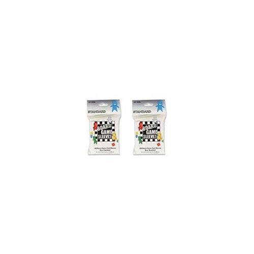 Arcane Tinmen Standard Board Game Card Sleeves - 63mm x 88mm - Bundle of 2 - 200 Sleeves Total