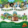 Treasures Gifted Officially Licensed Wild Kratts Birthday Party Napkins - Pack of 32 Wild Kratts Napkins - Wild Kratts Party Supplies - Wild Kratts Birthday Party Supplies - Wild Kratts Decorations