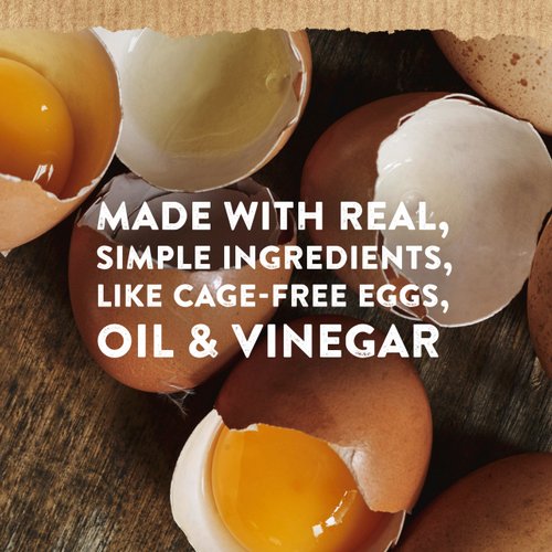 Hellmann's Real Mayonnaise Real Mayo Squeeze Bottle For a Rich Creamy Condiment Gluten Free, Made With 100% Cage-Free Eggs 20 oz