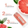 Hurraw! Grapefruit Lip Balm, 2 Pack: Organic, Certified Vegan, Cruelty and Gluten Free. Non-GMO, 100% Natural Ingredients. Bee, Shea, Soy and Palm Free. Made in USA