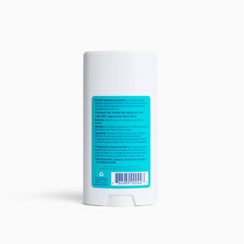 Dermisa Brightening Deodorant | with Vitamin C Stay-50 | ALUMINUM FREE, PARABEN FREE, VEGAN & BAKING SODA FREE | 2.65 OZ | 1-PACK
